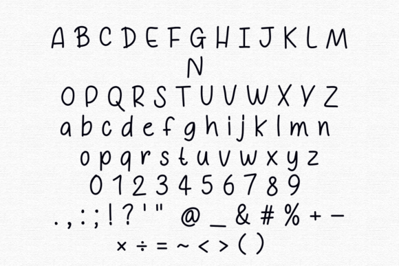 Good Night Font - Preview 1