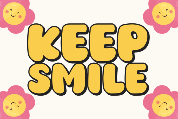 Okay Retro Font PNG with transparent background - Preview 3
