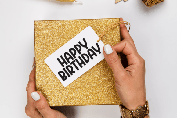 Simple Cake Font PNG with transparent background - Preview 3