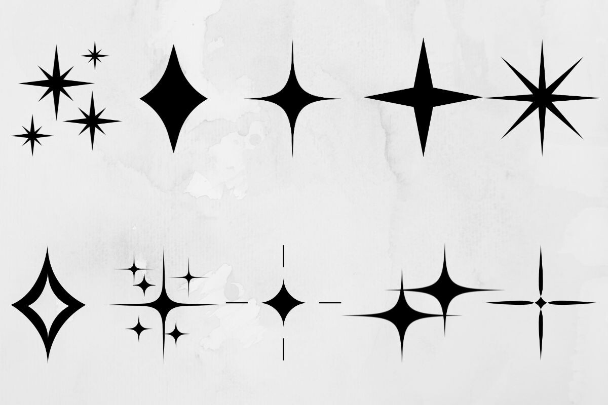 Star, Spark Glitter Svg Bundle