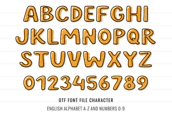Back to School Font - Preview 3