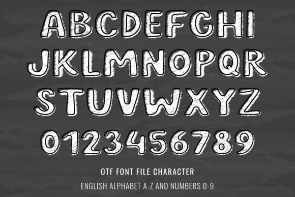 Back to School Font - Preview 6