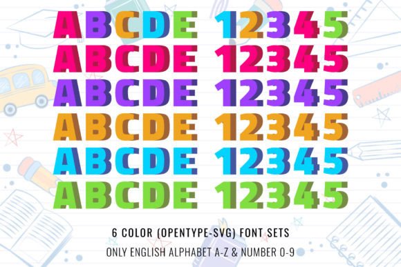 Back to School Font - Preview 1