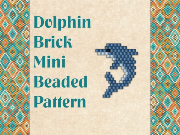 Beaded Dolphin