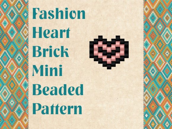 Beaded Fashion Heart