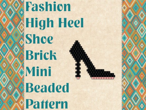 Beaded Fashion High Heel Shoe