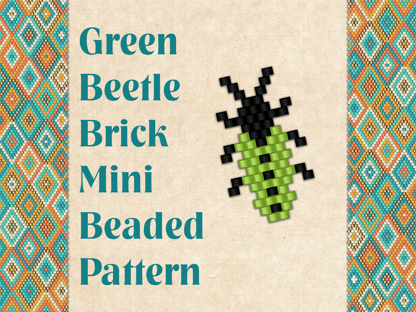 Beaded Green Beetle
