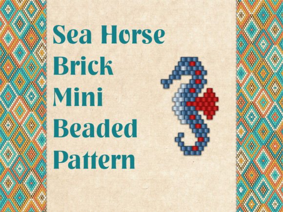 Beaded Sea Horse