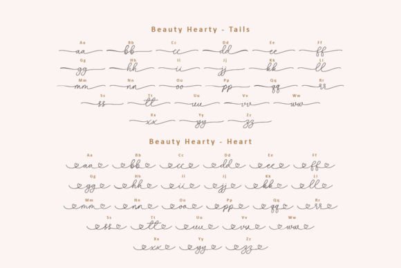 Beauty Hearty Font - Preview 1