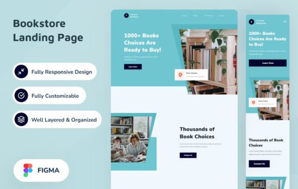 Bookstore Landing Page