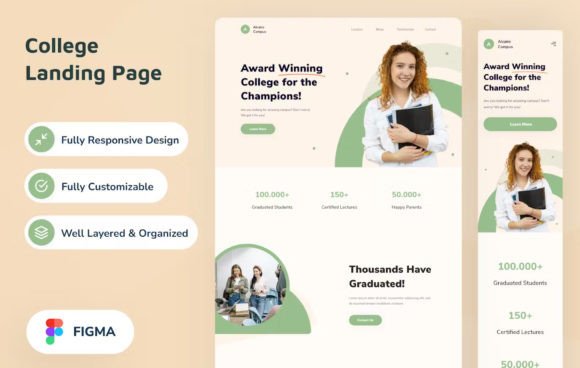 College Landing Page