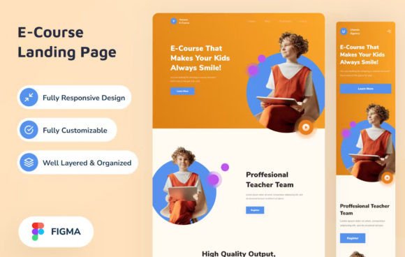 E-Course Landing Page