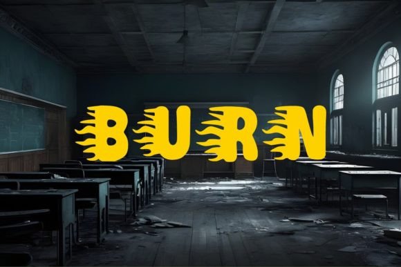 Fire Blaze Font - Preview 3