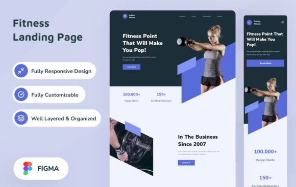 Fitness Landing Page