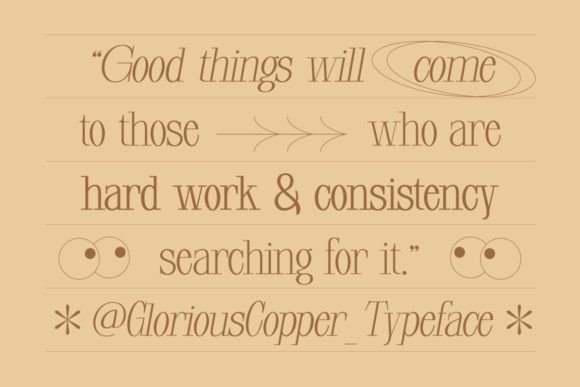 Glorious Copper Font - Preview 4