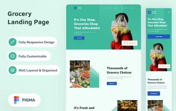 Grocery Landing Page