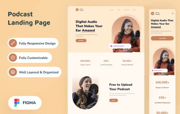 Podcast Landing Page
