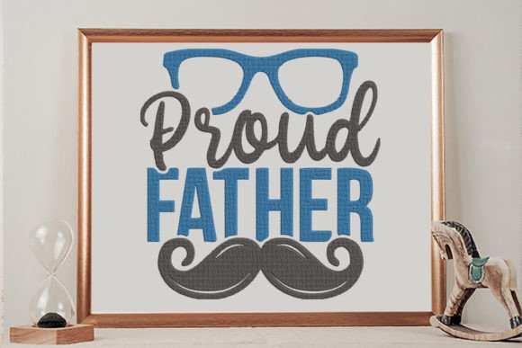 Proud Father, Glasses and Moustache