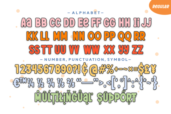 Retro Campus Font PNG with transparent background - Preview 5