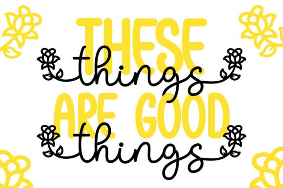 Rose Mary Duo Font PNG with transparent background - Preview 1