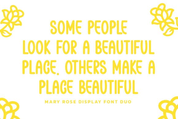 Rose Mary Duo Font PNG with transparent background - Preview 5