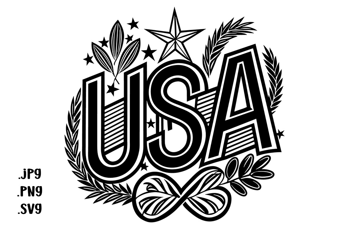 Usa Graphic by Joanna Redesiuk · Creative Fabrica