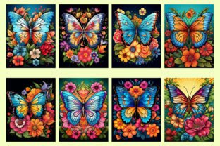 300 Flowers and Butterfly Coloring Pages Graphic by WinSum Art ...