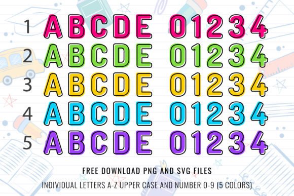 Back to School Font - Preview 2