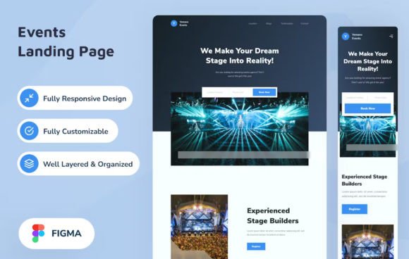 Events Landing Page
