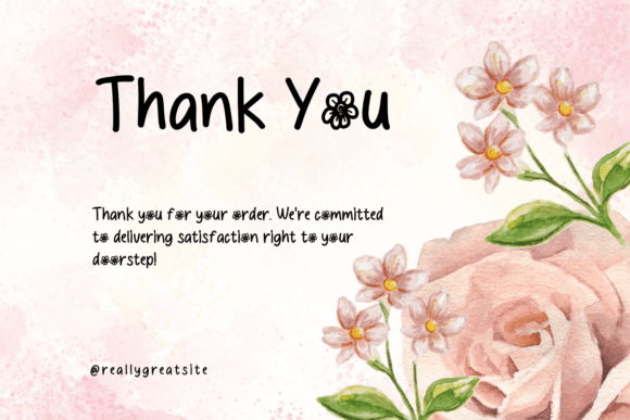 Flower Font - Preview 2