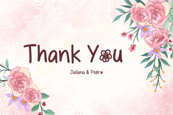 Flower Font - Preview 6