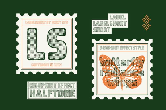 Labelshort Font PNG with transparent background - Preview 6