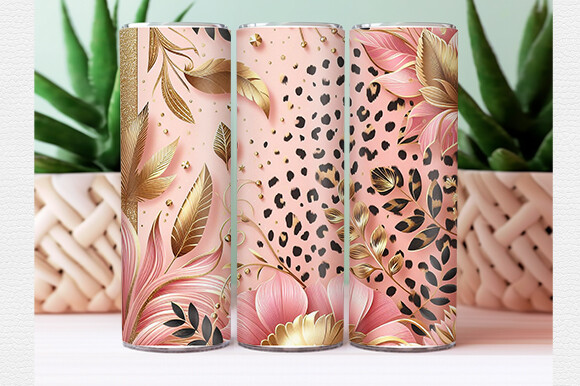 Leopard Tumbler Wrap Graphic by Crafted Wonders · Creative Fabrica