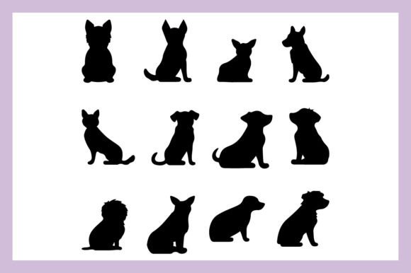Milo Cat Black Silhouette 5 Graphic Illustrations By maream6446bd