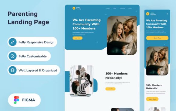 Parenting Landing Page