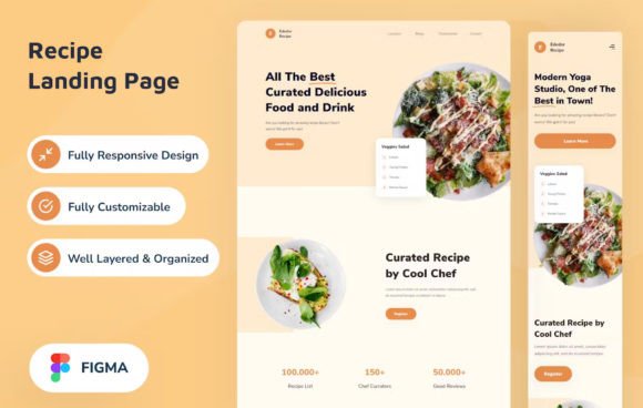 Recipe Landing Page