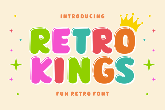 Retro Kings Fonts