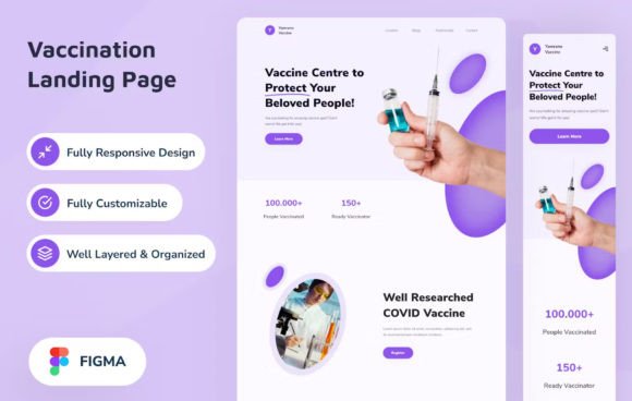 Vaccination Landing Page