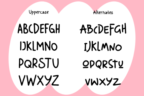 Handritn Font Font PNG with transparent background - Preview 3