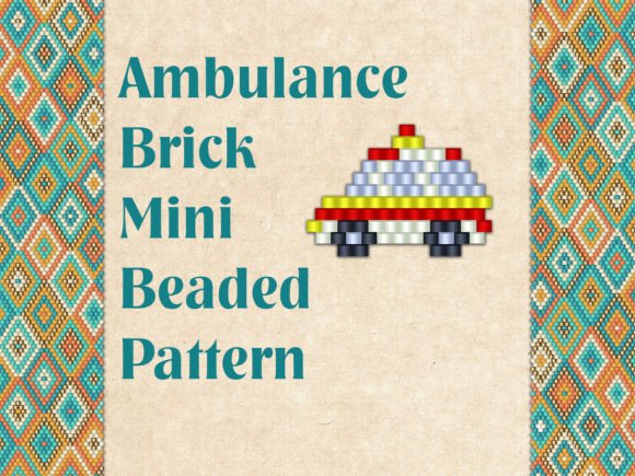 Beaded Car Ambulance