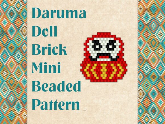 Beaded Daruma Doll