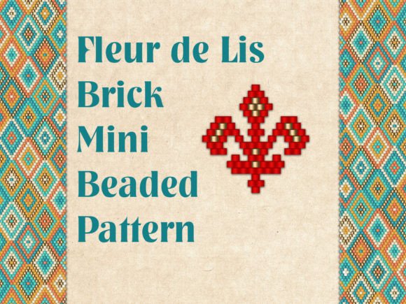 Beaded Fleur De Lis