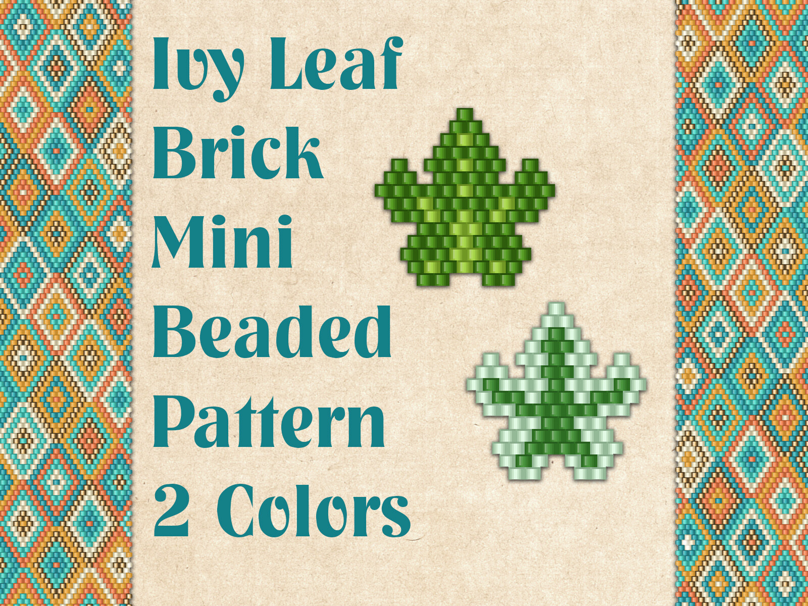 Beaded Ivy Leaf