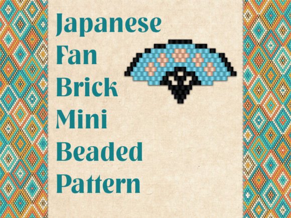 Beaded Japanese Fan