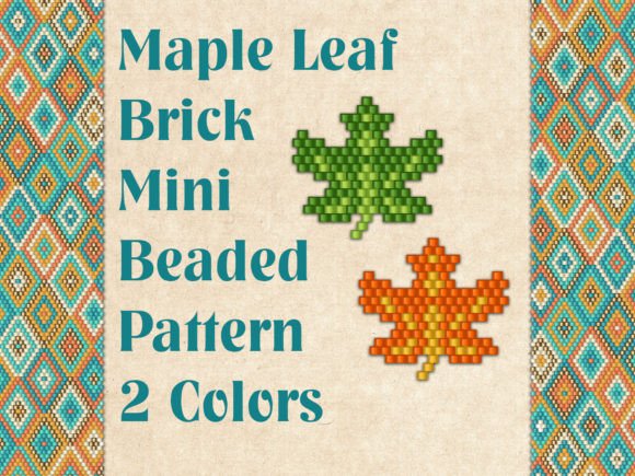 Beaded Maple Leaf