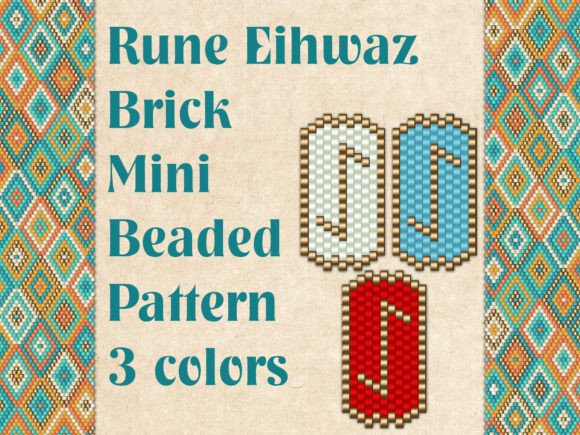 Beaded Rune Eihwaz