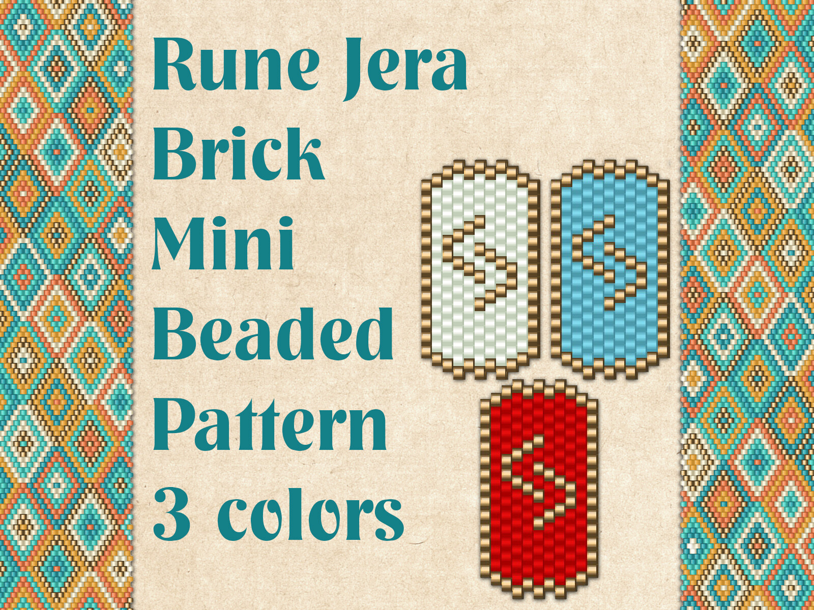 Beaded Rune Jera