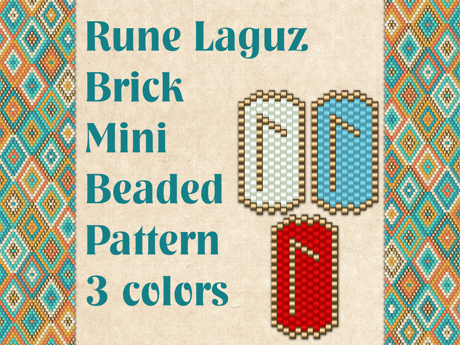 Beaded Rune Laguz