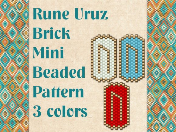 Beaded Rune Uruz