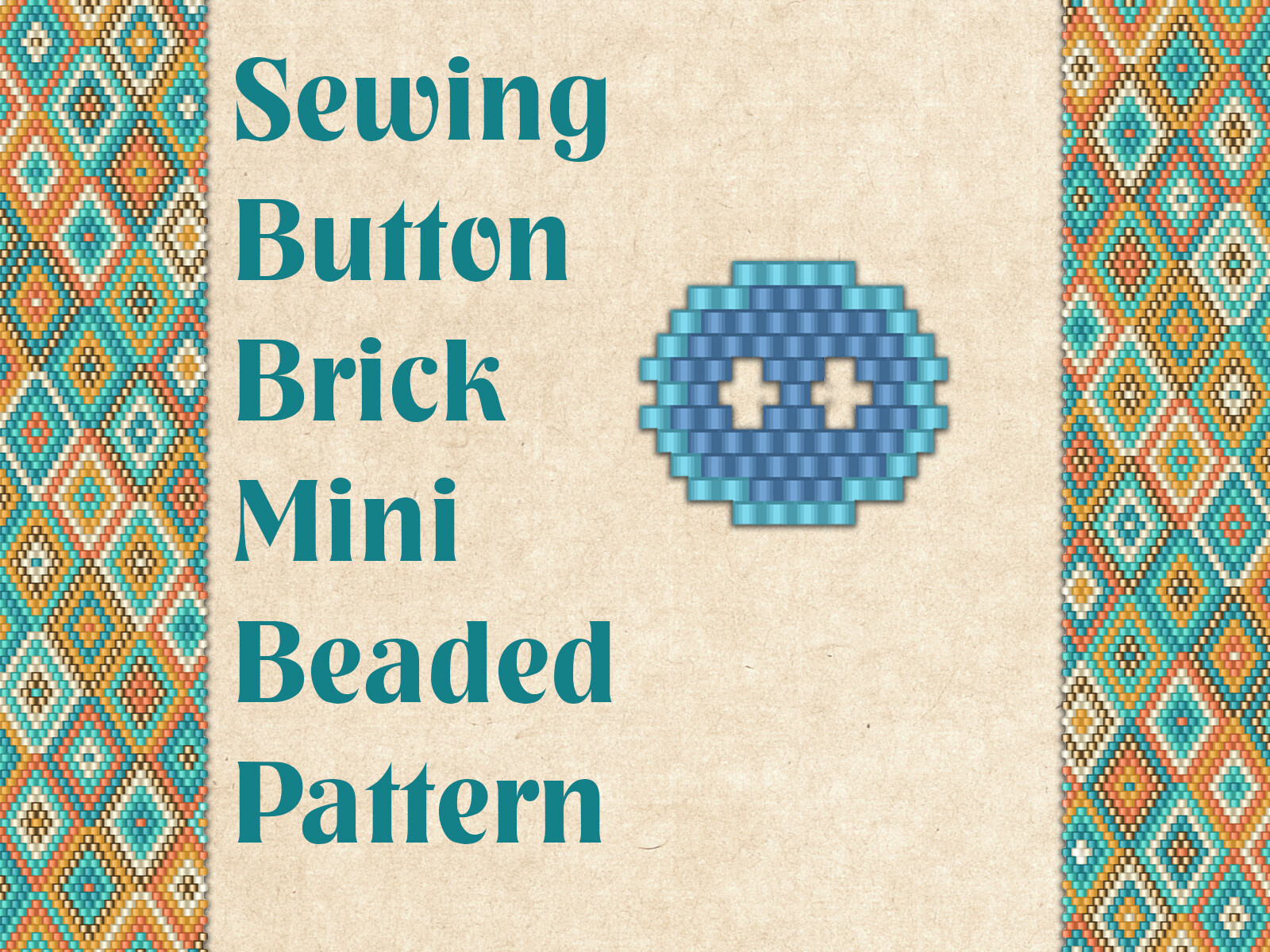 Beaded Sewing Button